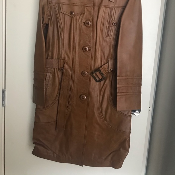 Brand new Leather coat Size M-L - Picture 9 of 10